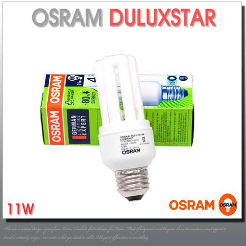 오스람 DULUXSTAR EL 11W 삼파장 램프 전구 OSRAM