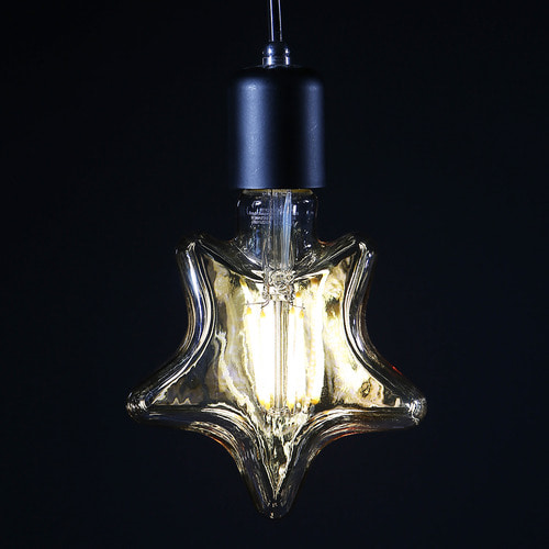 비츠온 LED 에디슨 스타 램프 4W 별모양