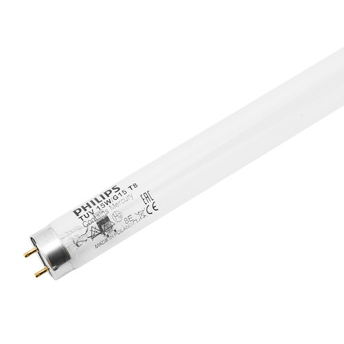 필립스 자외선 살균 램프 TUV 15W G15T8 컵소독기 식기소독기 살균기 UV램프 유럽산