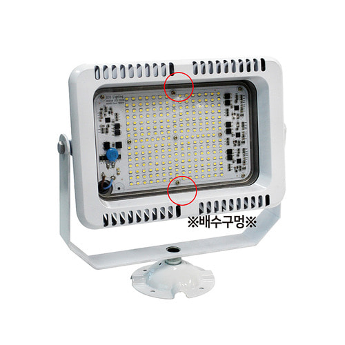 국산 LED 사각 노출 투광기 150W AC타입 주광색 G-05 KS 벽부형 투광등 간판등 조명