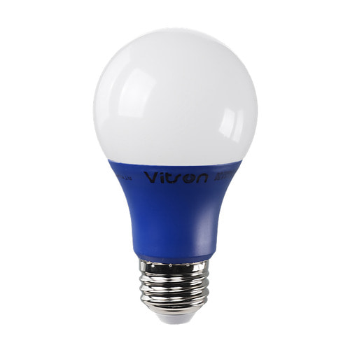 비츠온 LED 블루 8W A60 칼라램프 청색 E26 색상전구