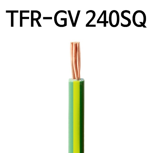 접지선 TFR-GV 240SQ M단위판매 배선용 전기선 363427