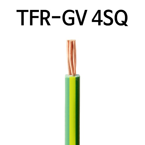 접지선 TFR-GV 4SQ M단위판매 배선용 전기선 363435