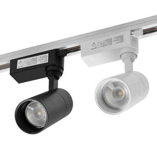 LED COB 엑센트 10W LED일체형 레일등기구 플리커프리 각도조절 집중형 스포트 레일조명