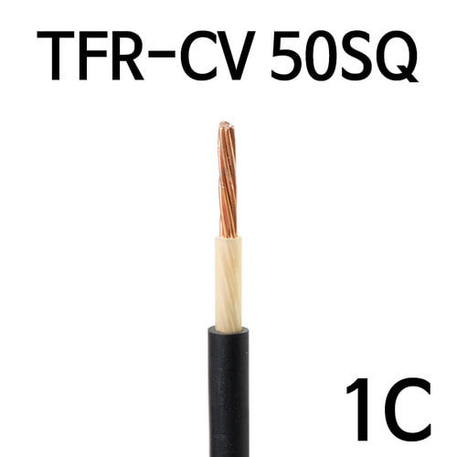 TFR-CV 50SQ 1C M단위판매 배선용 전기선 케이블 1261