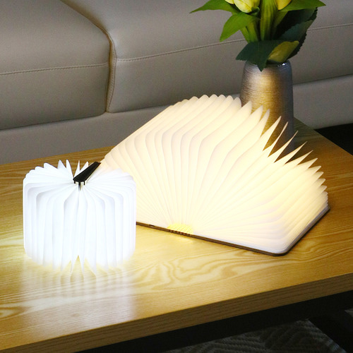 LED 원목 북라이트(대형) 무드등 책모양 수면등 수유등 인테리어소품 북카페 조명