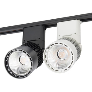 국산 LED COB타입 30W LED일체형 원통형 레일등기구-스팟 집중형 포인트 스포트레일조명